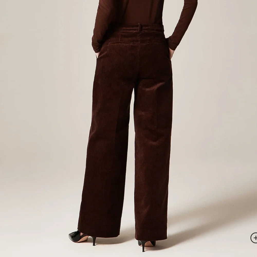 J Crew Wide-leg trouser in stretch corduroy